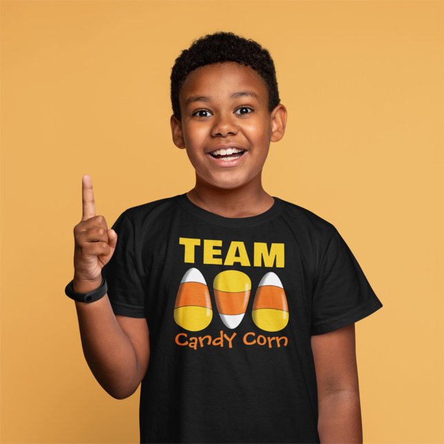Team Candy corn Halloween T Shirt (Skapare uppladdad)