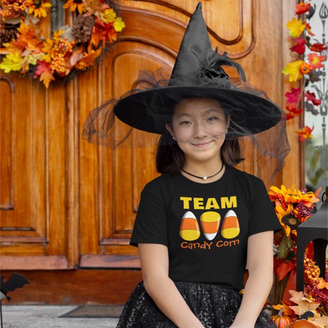 Team Candy corn Halloween T Shirt (Skapare uppladdad)