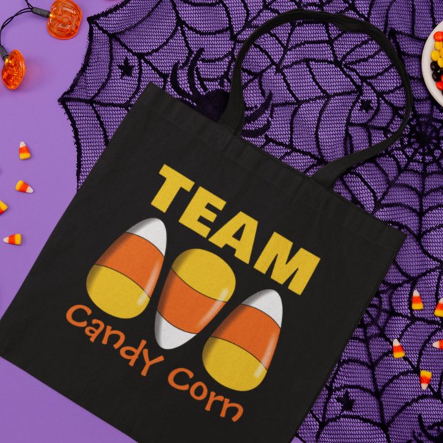 Team Candy corn Halloween Tygkasse (Skapare uppladdad)