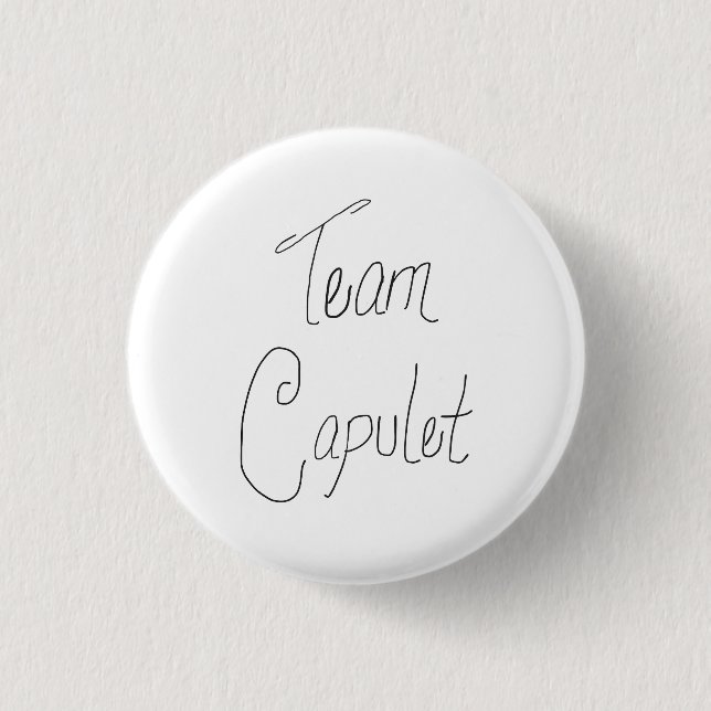 Team Capulet-stift Knapp (Framsida)