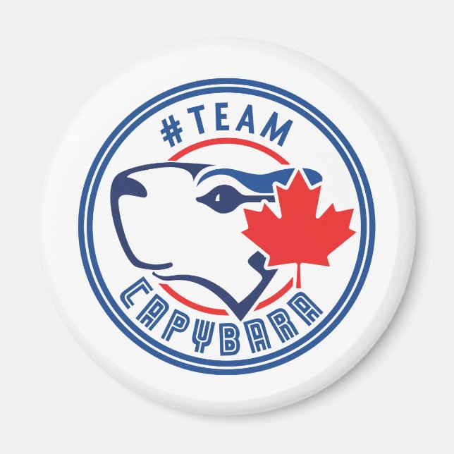 Team Capybara Magnet (Framsidan)