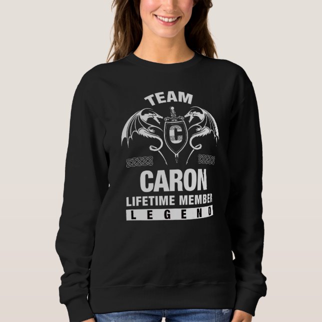 Team Caron-livstid medlem T Shirt (Framsida)