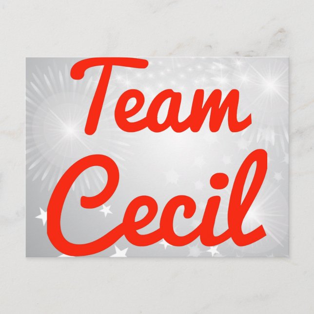 Team Cecil Vykort (Framsida)