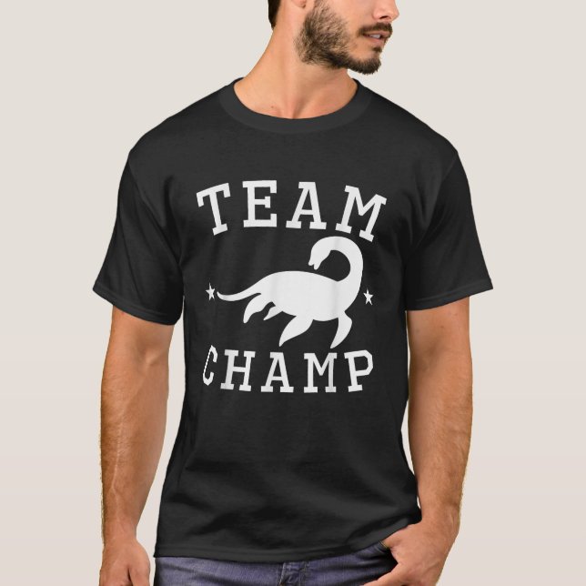 Team Champ Sjö Chamblank Monster T Shirt (Framsida)