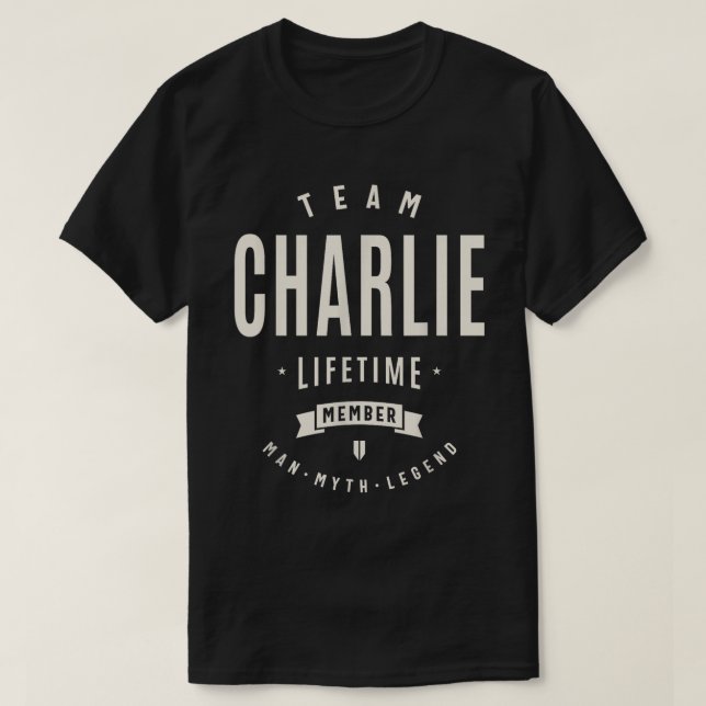 Team Charlie Life-time Gift Tee (Design framsida)