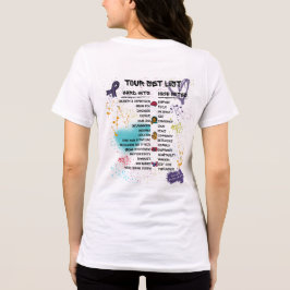 Team Cherokee Unbreakable Tour Dam-Tee (Vit) T Shirt