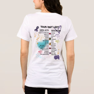 Team Cherokee Unbreakable Tour Dam-Tee (Vit) T Shirt