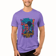 Team Cherokee Unbreakable Tour Herr T-shirt (Lila)