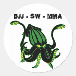 TEAM-CHOCO-fästen Runt Klistermärke