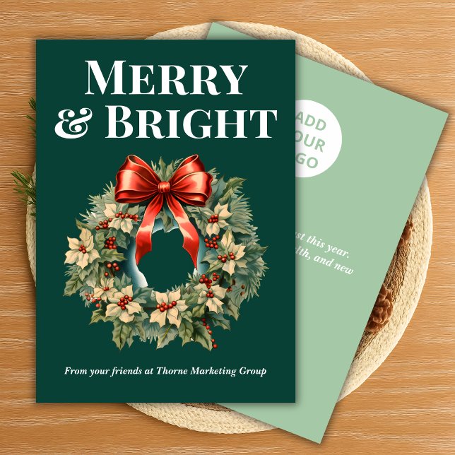 Team Christmas Card in Green Julkort (Skapare uppladdad)