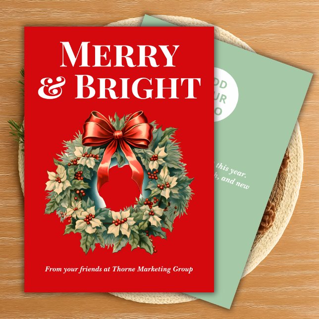 Team Christmas Card in Red Julkort (Skapare uppladdad)