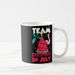 Team Christmas In July Sarcastic Summer Santa Humo Kaffemugg<br><div class="desc">Team Christmas In July Sarcastic Summer Santa Humor</div>