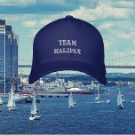 Team, City, Halifax, broderade basket Broderad Keps<br><div class="desc">Team och City Embroiderade Baseball Cap designat med TEAM och en City Namn efter ditt val. Här visas texten: TEAM HALIFAX. Baseball Cap visas i blått med vit broderi. Om du vill anpassa dig för du helt enkelt in City Namn eller andra ord i vår enkla mall och ersätter ord...</div>