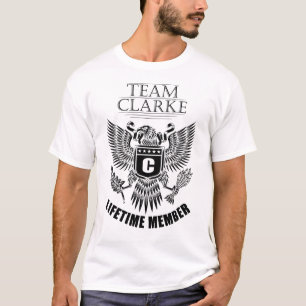 Team Clarke-livstidsmedlem T Shirt