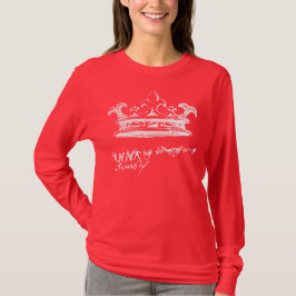 Team Cleves- Anne's Krona och Namnteckning Tee Shirt