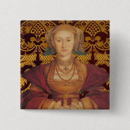 Team Cleves - Porträtt of Queen Anne of Cleves Knapp