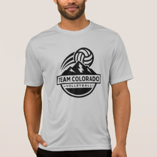 Team Colorado Volleyball - 100 % Poly/Moister Wick T Shirt