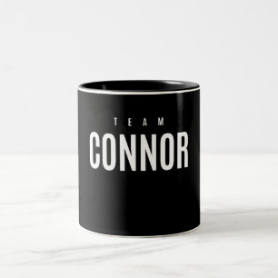 Team Connor Personlig Namn Två-Tonad Mugg