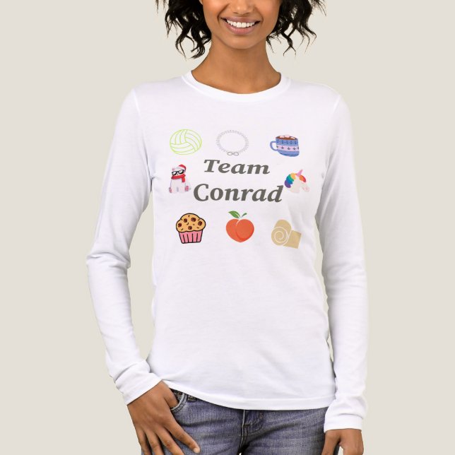 Team Conrad Sommaren jag vände Söten T Shirt (Framsida)