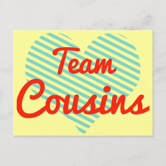 Team Cousins Vykort