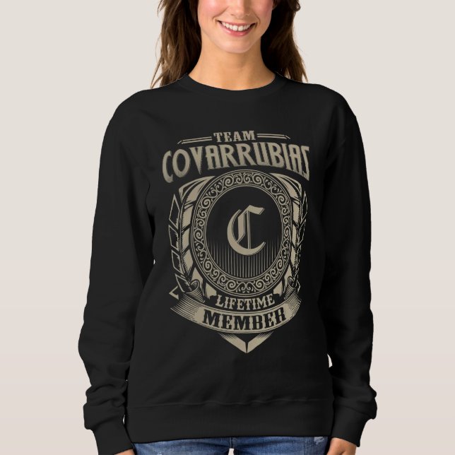 Team COVARRUBIAS Lifetime Member Vintage COVARRUBI T Shirt (Framsida)