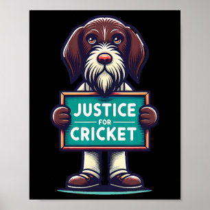 Team Cricket Hunting Squad Funny Retro Poster