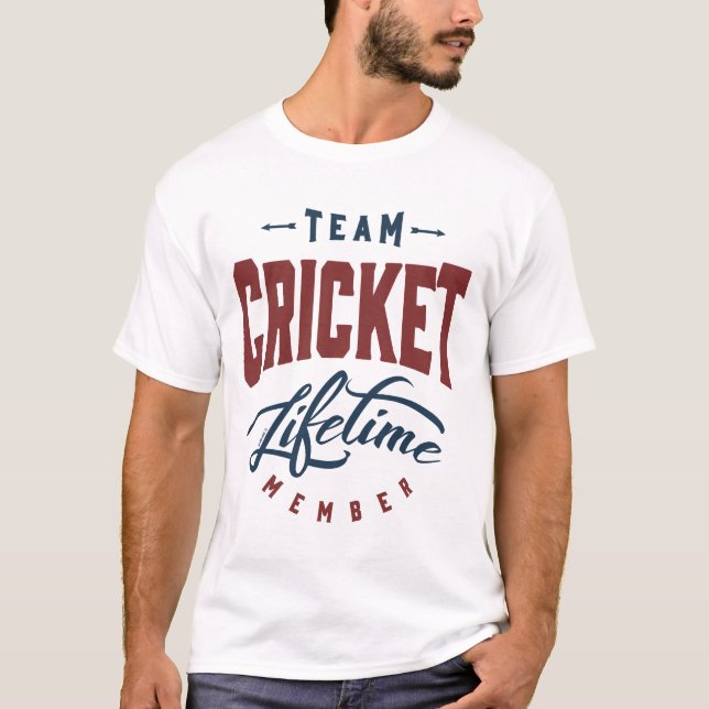 Team Cricket T Shirt (Framsida)