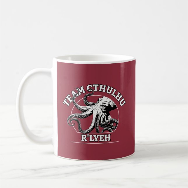 Team Cthulhu R'lyeh Lovecraft Kaffemugg (Vänster)