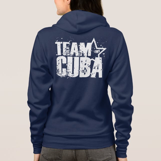 Team Cuba Damkläder Tröja - LIBRE Label (Baksida)
