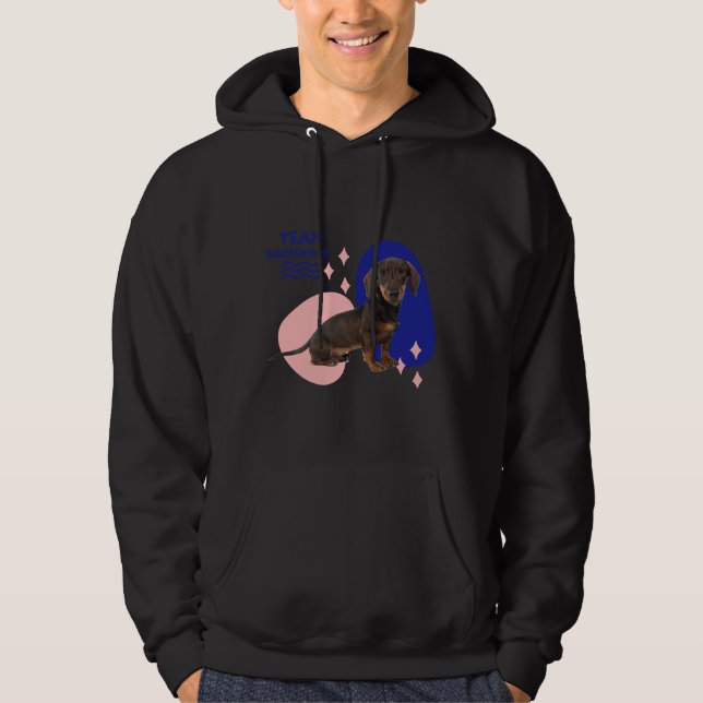 Team Dachshund Hoodie (Framsida)
