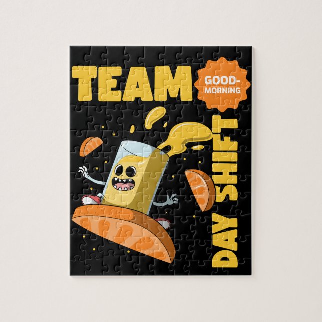 Team Dagskift  Pussel (Vertikal)