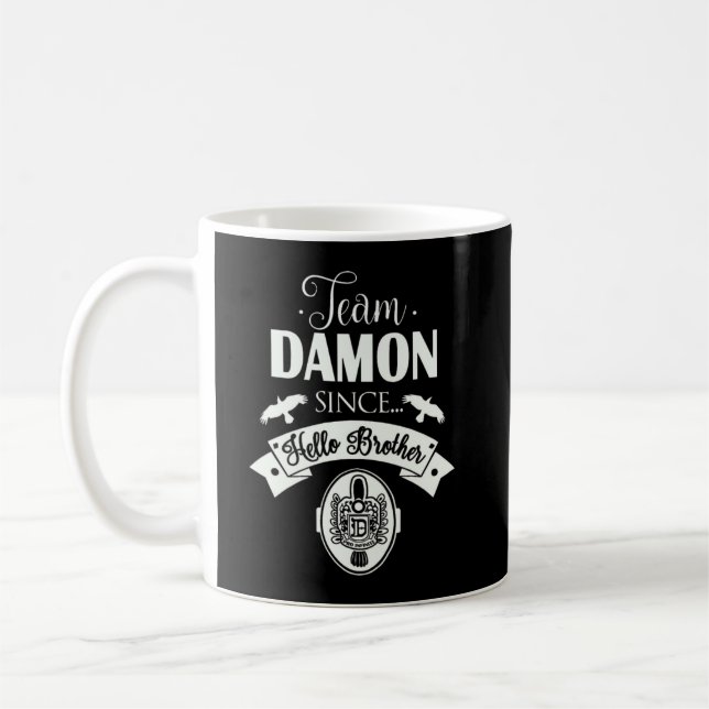 Team Damon sen Hej Brother TVD Salvatore Mugg (Vänster)