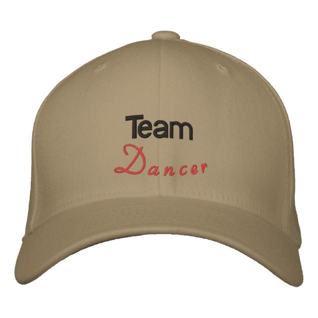 Team Dancer Helgdag Baseball Cap Broderad Keps (Framsida)