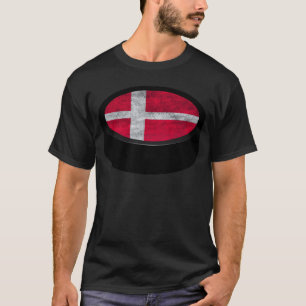 Team Danmark Hockeypuck rolig T Shirt