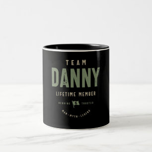 Team Danny Livtime Member Personlig Namn Två-Tonad Mugg