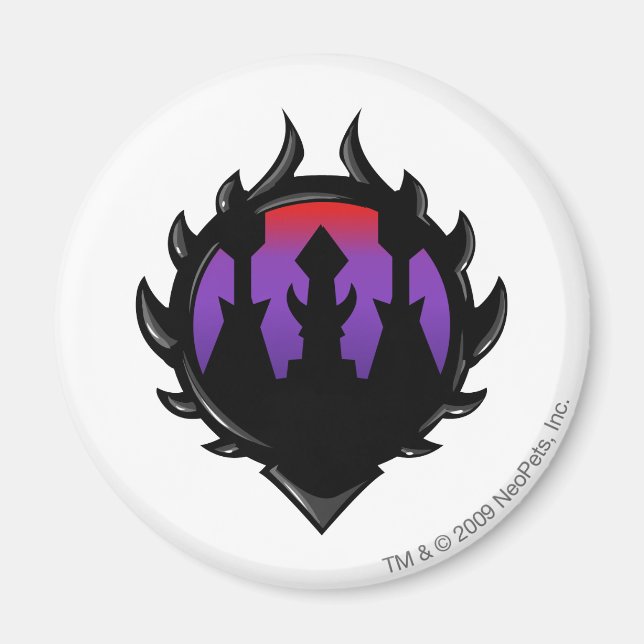 Team Darigan Citadel Logotyp Magnet (Framsidan)