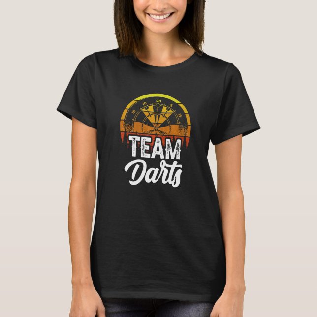 Team Darts Dart Crew Squad T Shirt (Framsida)
