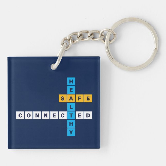 Team DCF-akrylisk nyckelkedja (Baksidan)