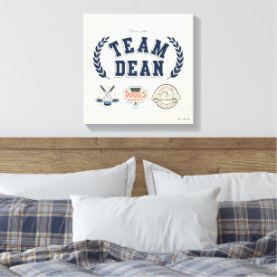 Team Dean Gilmore Girls-design Canvastryck