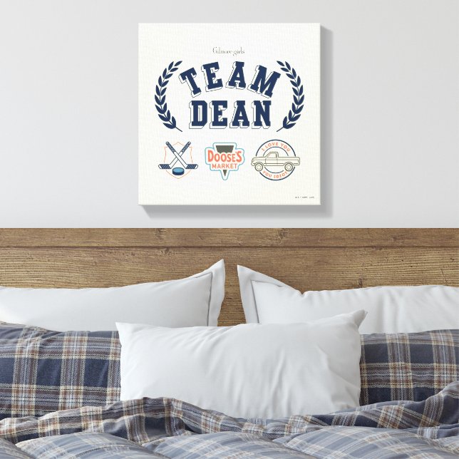 Team Dean Gilmore Girls Design Canvastryck (Insitu (sovrum))