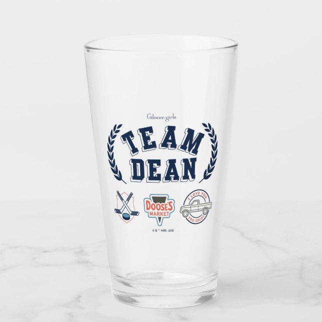 Team Dean Gilmore Girls Design Glaskopp (Framsida)