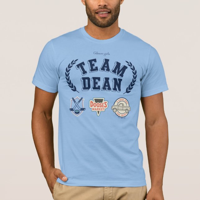 Team Dean Gilmore Girls Design T Shirt (Framsida)