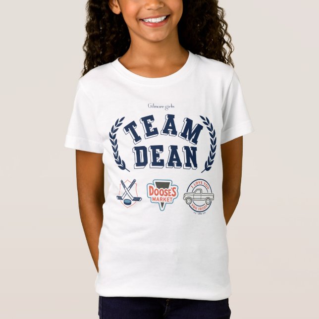 Team Dean Gilmore Girls Design T Shirt (Framsida)