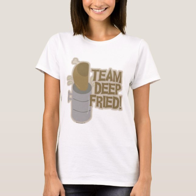 Team Deep Fried Turkey! T-shirt (Framsida)