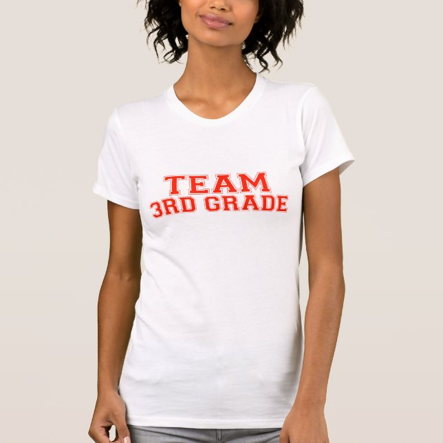 Team den 3rd klassen t-shirt (Framsida)