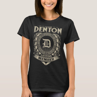 Team DENTON Livstidsmedlem Vintage DENTON Family T Shirt