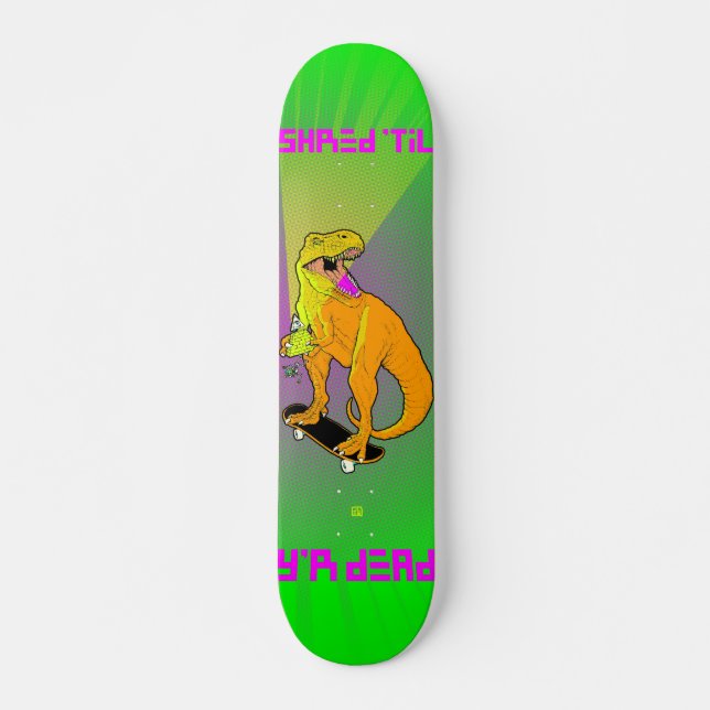 Team Dinosaur I - mini Skateboard Bräda 18,5 Cm (Framsida)