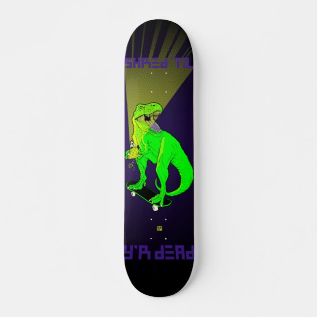 Team Dinosaur I - mini Skateboard Bräda 21,5 Cm (Framsida)