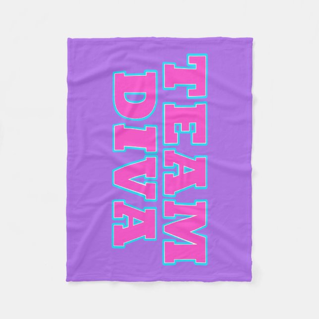 Team Diva Fleece Blankets (Framsidan)