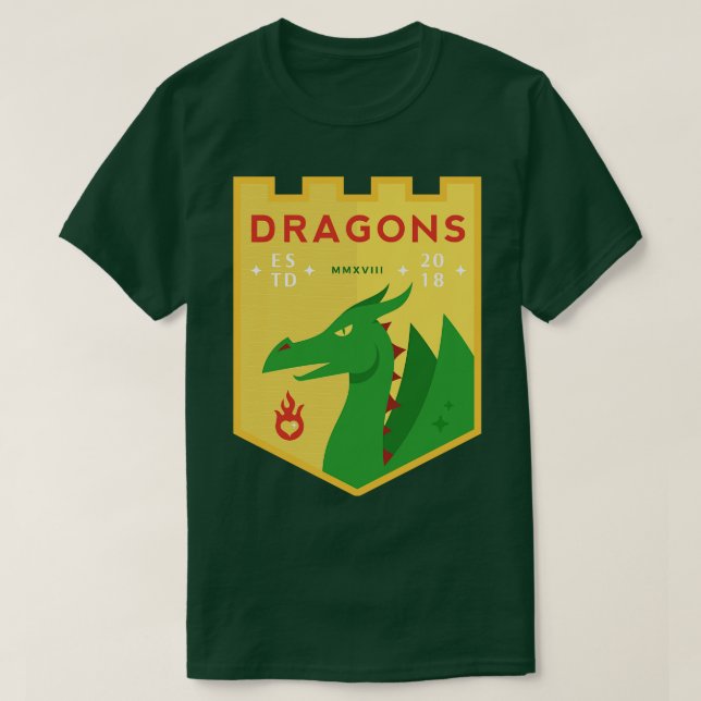 Team Dragon T Shirt (Design framsida)